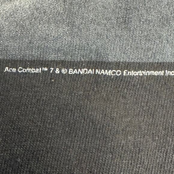 Bandai x NAMCO Ace Combat 7 Graphic T-Shirt Unisex Medium Black/Delta Pro Weight - Picture 7 of 7